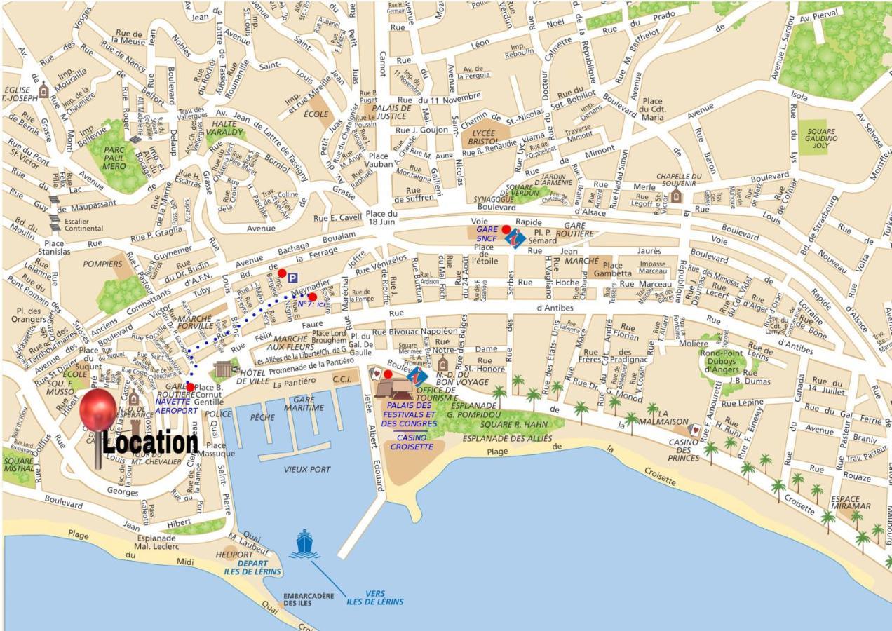 Maisonnette Studio Bas Suquet, 200M Plages, 700M Palais, Au Calme Cannes Bagian luar foto